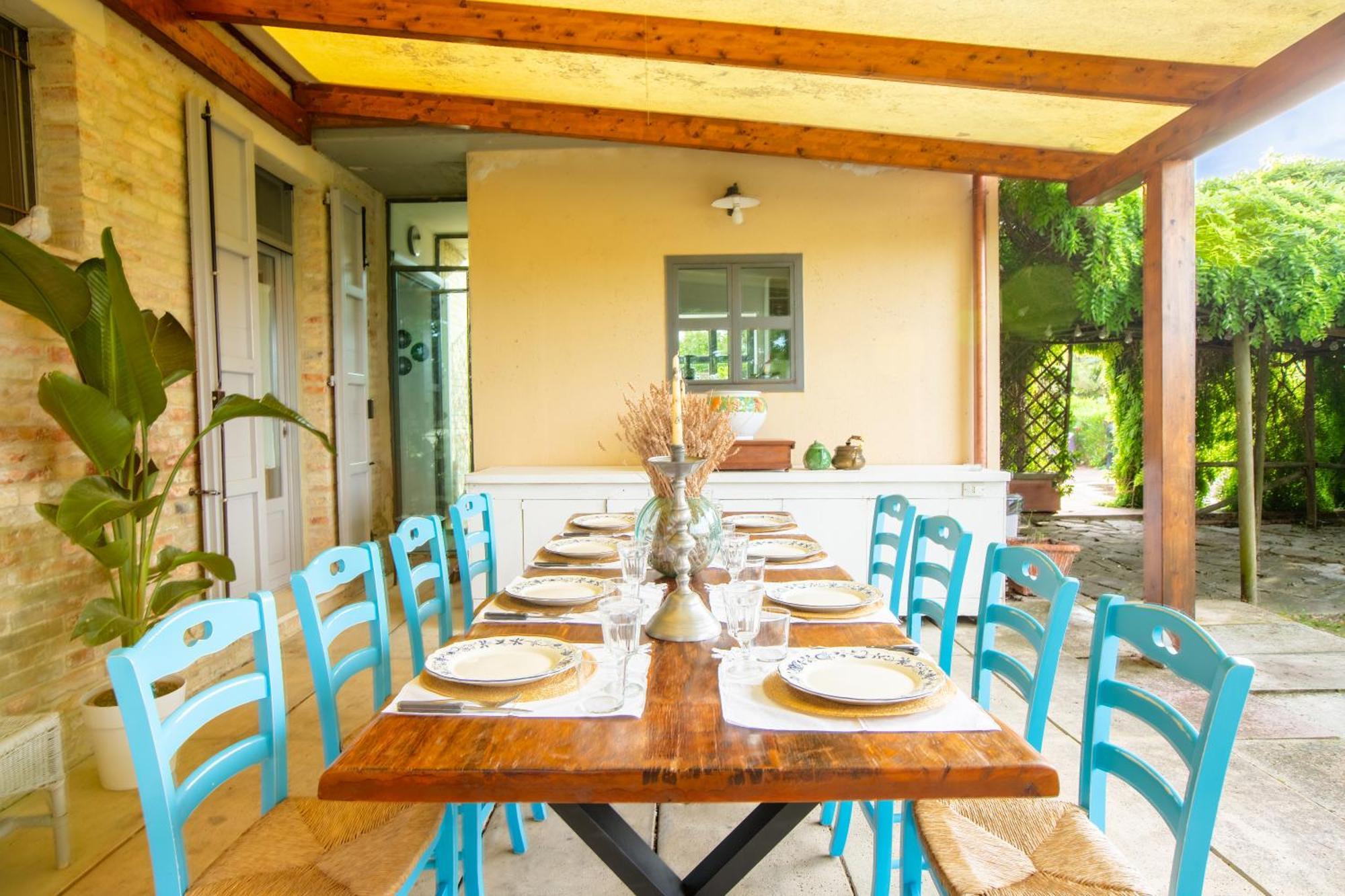 Ostra Grande Villa Storica Per Vacanze Con Giardino Privato E Piscina מראה חיצוני תמונה